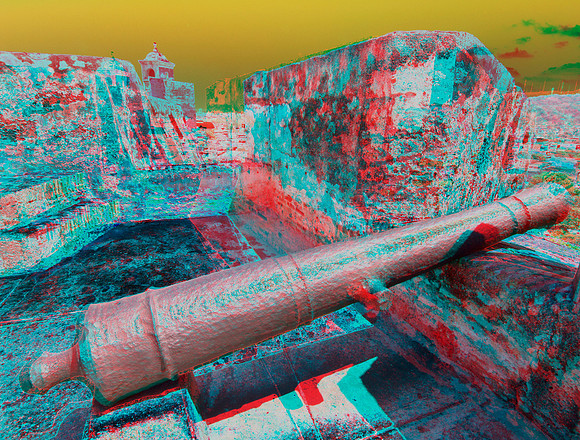 COLOMBIA, Cartagena, Fort St Felipe_0038_55c