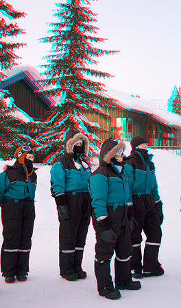 SWEDEN, Ice Hotel, Snowmobilers_001VU