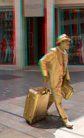 SPAIN, Malaga, entertainer on Larios_0006ana_VU