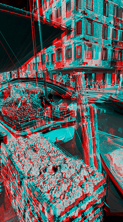ITALY, Venice, Canalside artichokes_0015a_55bw