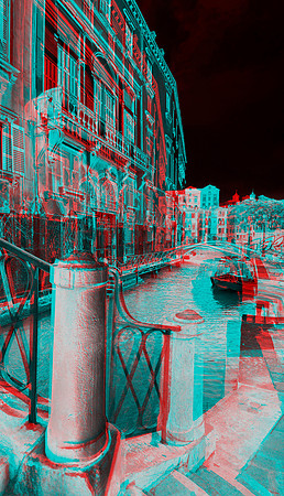ITALY, Venice, Canal view_0019_55bw