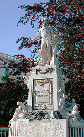 Austria, Vienna, Mozart Denkmal_0005ana